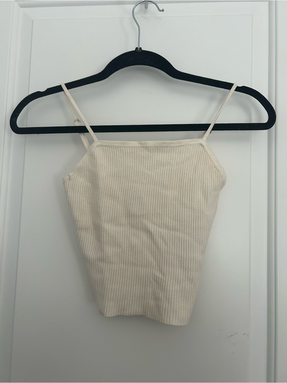 Abercrombie Cream Sweater Knit Tank